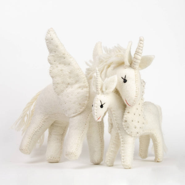 Toys - Unicorn - White - Large