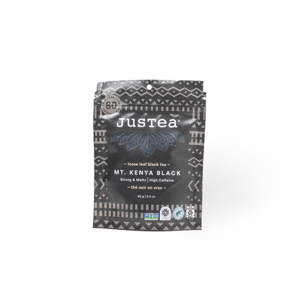 Mt. Kenya Black Stand-up Pouch-Organic, Fair-Trade Black Tea