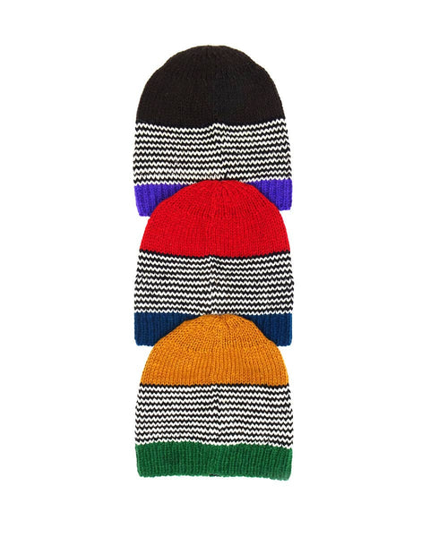 Striped Beanie Hat