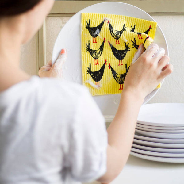 Chicken Scratch Swedish Dishcloth