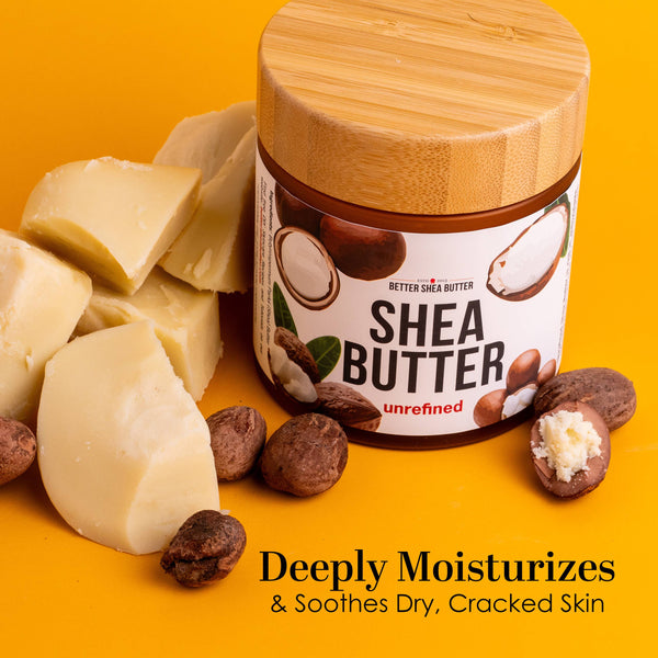 Raw Shea Butter for Skincare & Body Butter Unrefined (Jar)