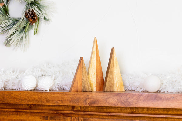 Reclaimed Wood Standing Christmas Trees