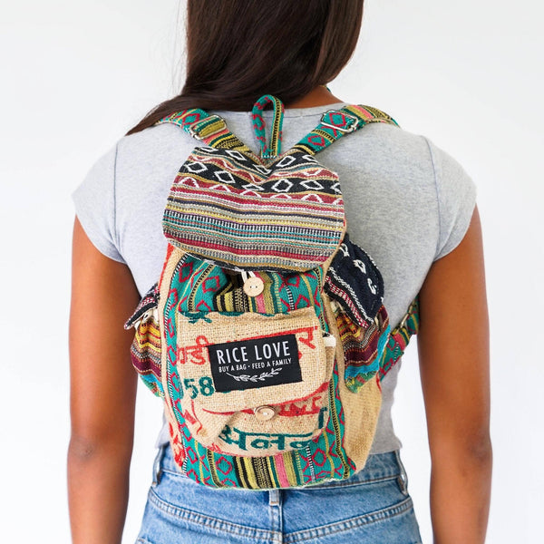 Mini Recycled Travel Backpack Kochi