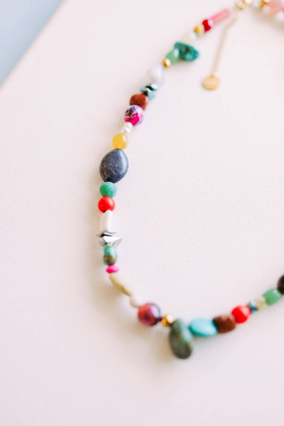 Stevie Colorful Beaded Necklace