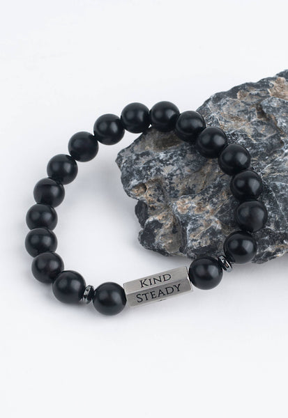 The Pillar Bracelet – Matte Black