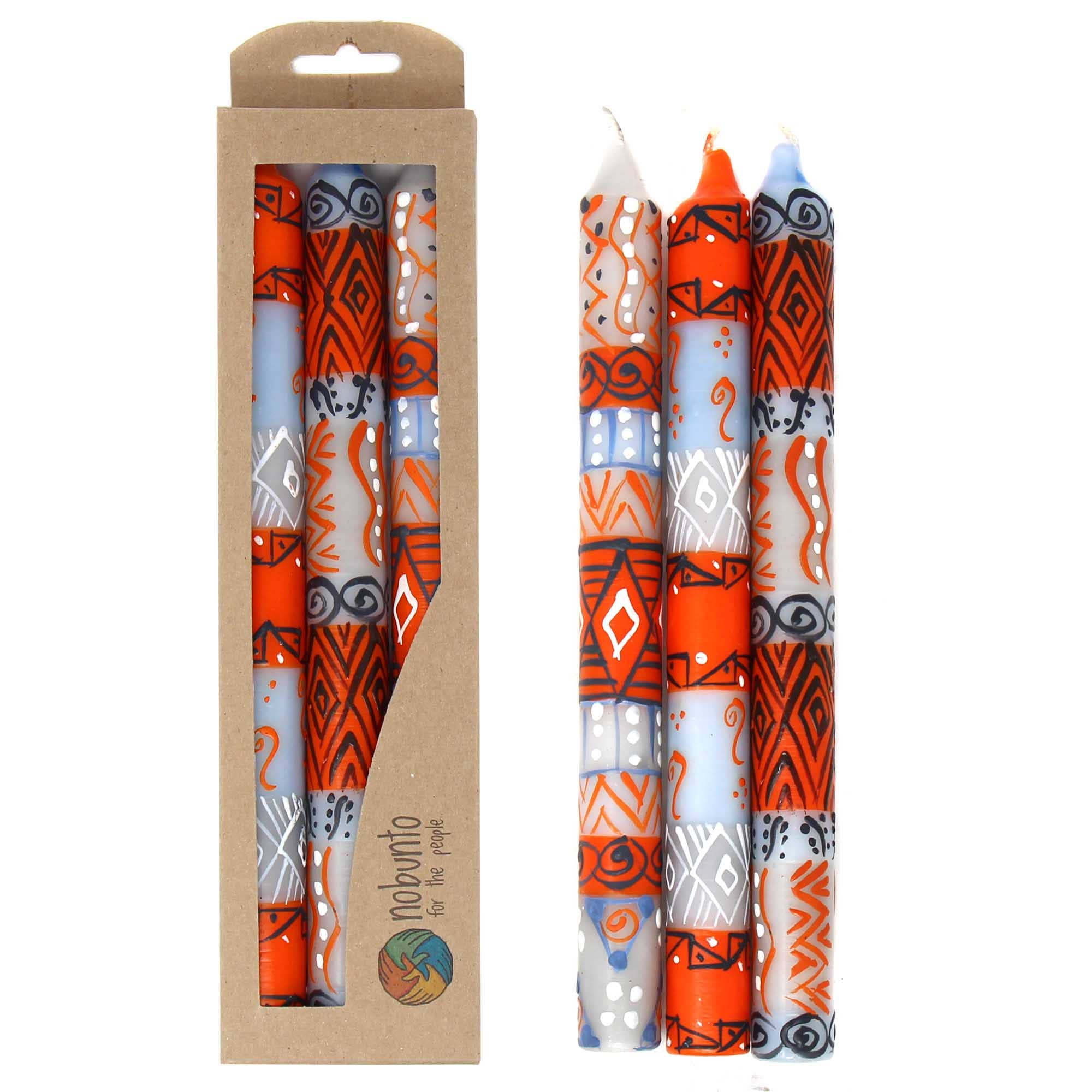 Kukomo  Dinner Candle- Set of 3