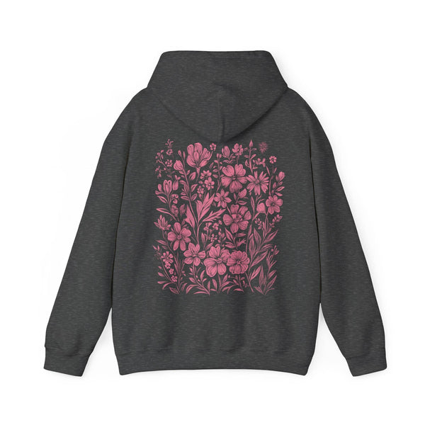 Pink Wildflower Hoodie