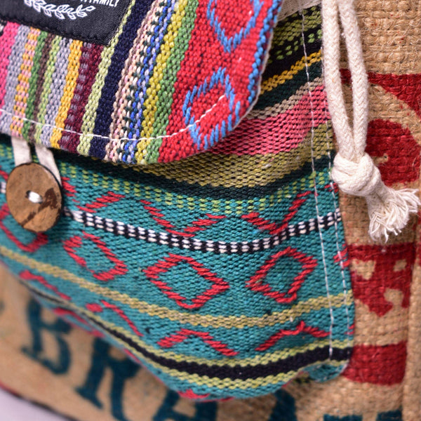 Mini Recycled Travel Backpack Agra Special