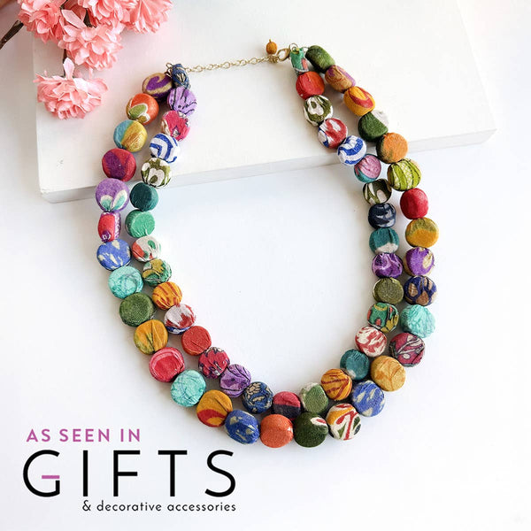 Kantha Pastille Necklace