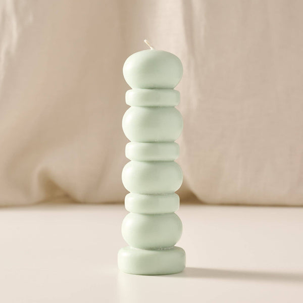 Subuh Sage Palm Wax Pagoda Candle