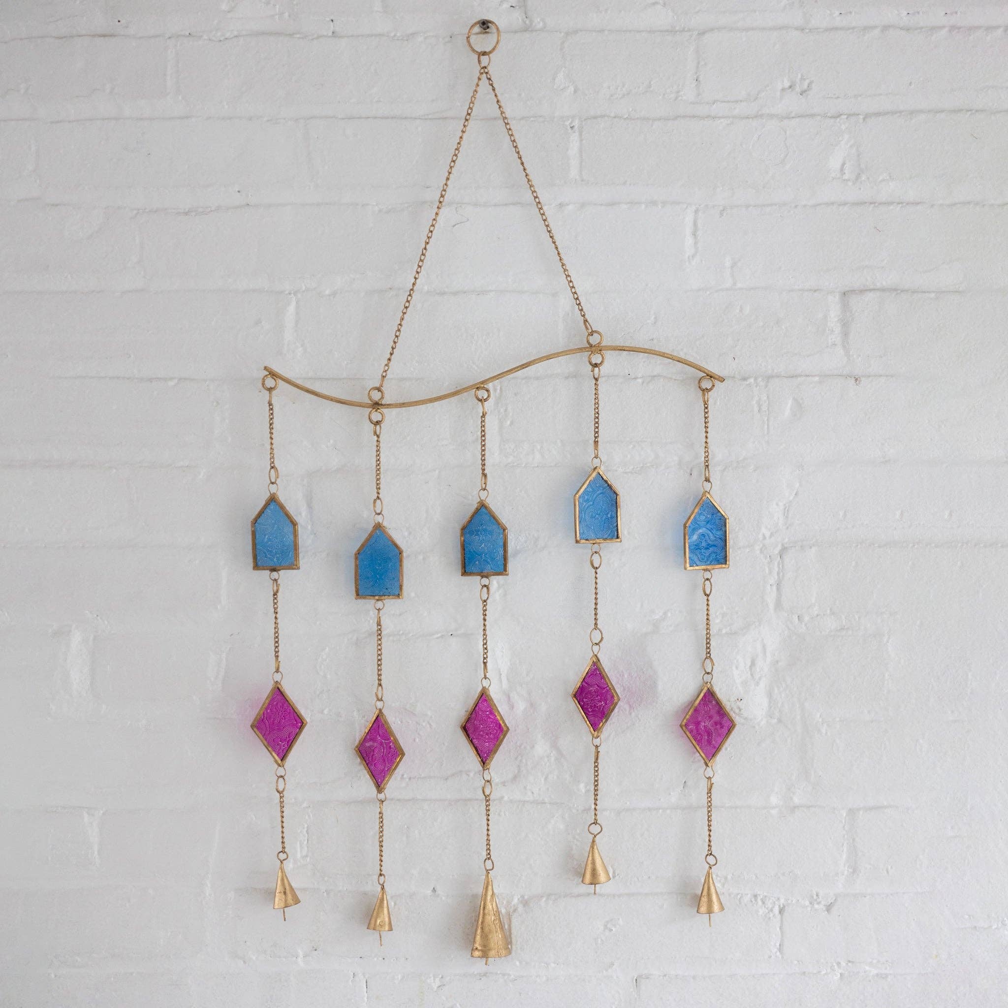 Dayamand Recycled Iron & Glass Chime