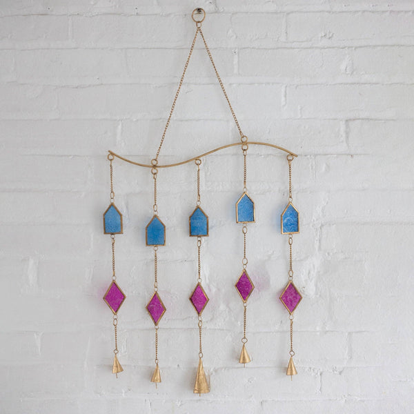Dayamand Recycled Iron & Glass Chime