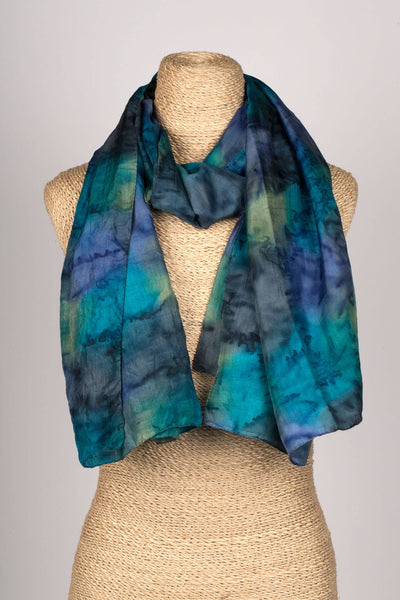 Waterfall Painted Scarf