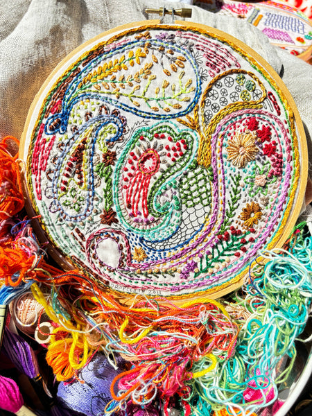 Paisley Printed Sampler