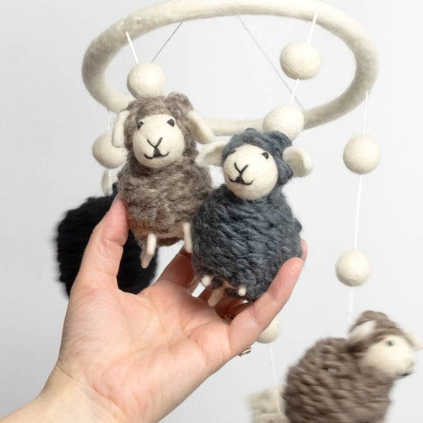 Sheep Baby Mobile Nursery Decor