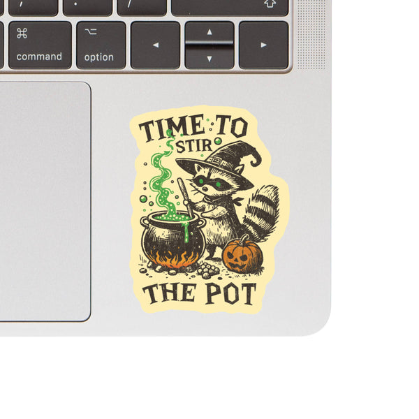 Halloween Stir the Pot Humor High Quality Vinyl Sticker