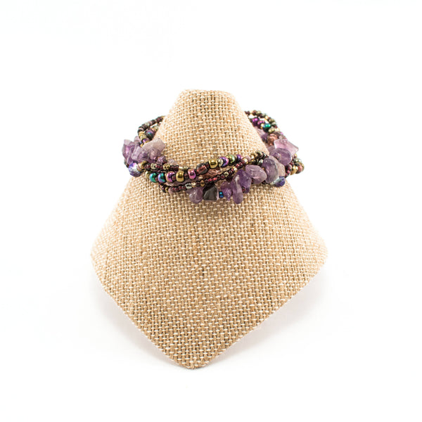 Small Rock Candy Magnetic Bracelet: 12 frost