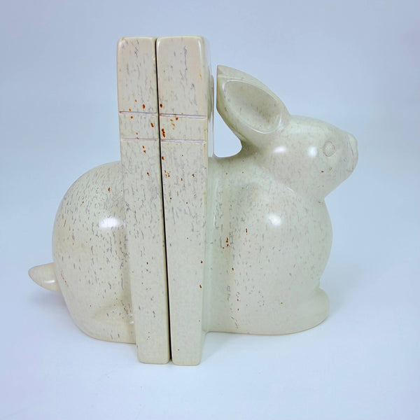 Soapstone Rabbit Bookend (miniature) 7.5" One-of-a-kind