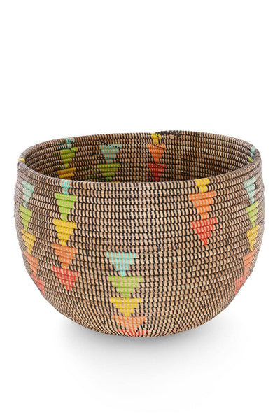 Prism Triangles Deep Storage Bowl Basket