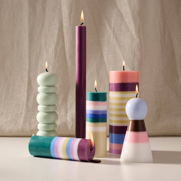 Balok Berry Tones Palm Wax Pawn Candle