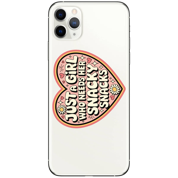 Girl Snack Self Care Funny Cute High Quality Vinyl Sticker