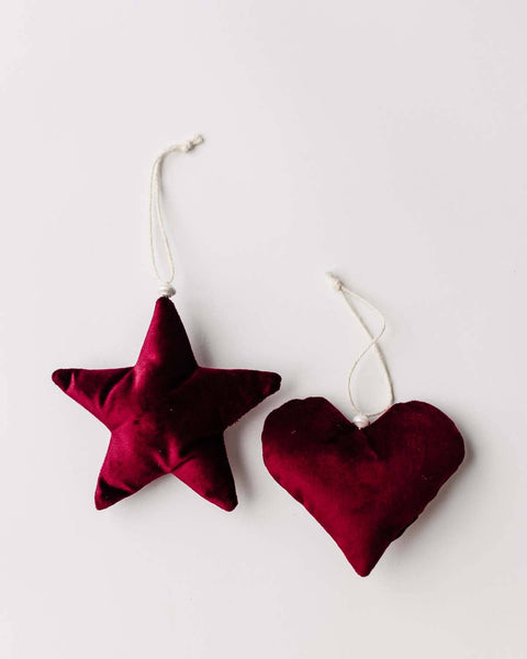 Star Velvet Ornament