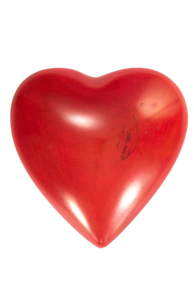 Red Heart Decorative Soapstone Dish