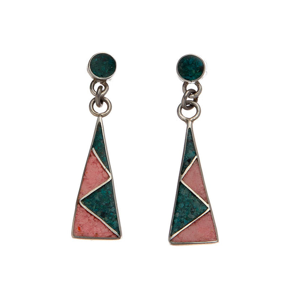 Peruvian Pathway Triangle Earrings