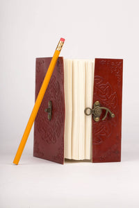 Endless Knot Leather Journal