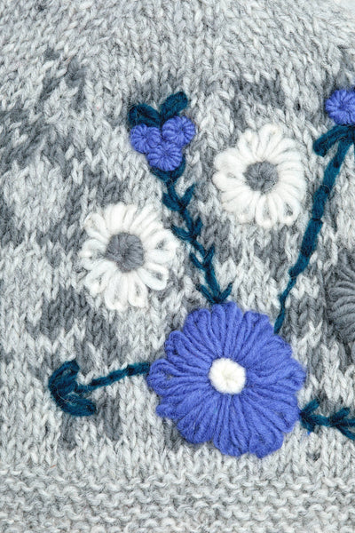 Lila Gray Knit Beanie