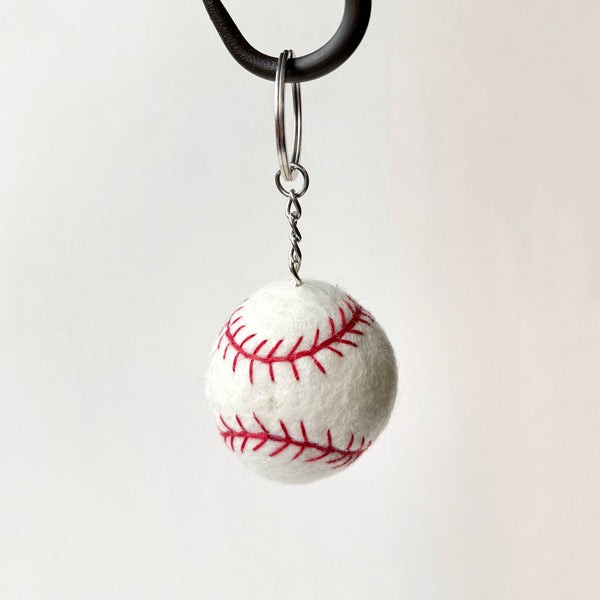 Sport Ball Felt Keychain