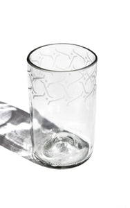 Lina Designed Drinking Glasses Upcycled -12 or 16 Oz.