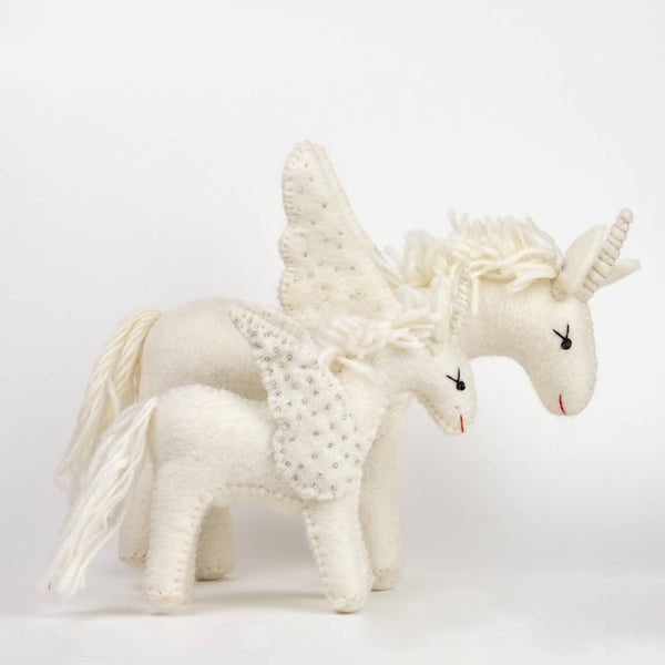 Toys - Unicorn - White - Large