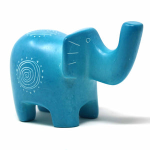 Soapstone Elephants  Medium 2.5" - 3"