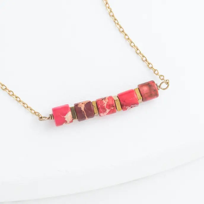 Your New Favorite Necklace in Scarlet