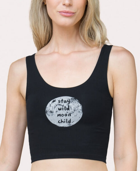 Stay Wild Moon Child Cropped Tank
