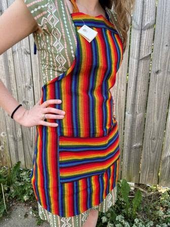 Rainbow Ikat Apron