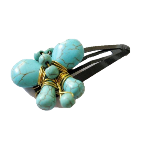 Butterfly Stone Hair Clip