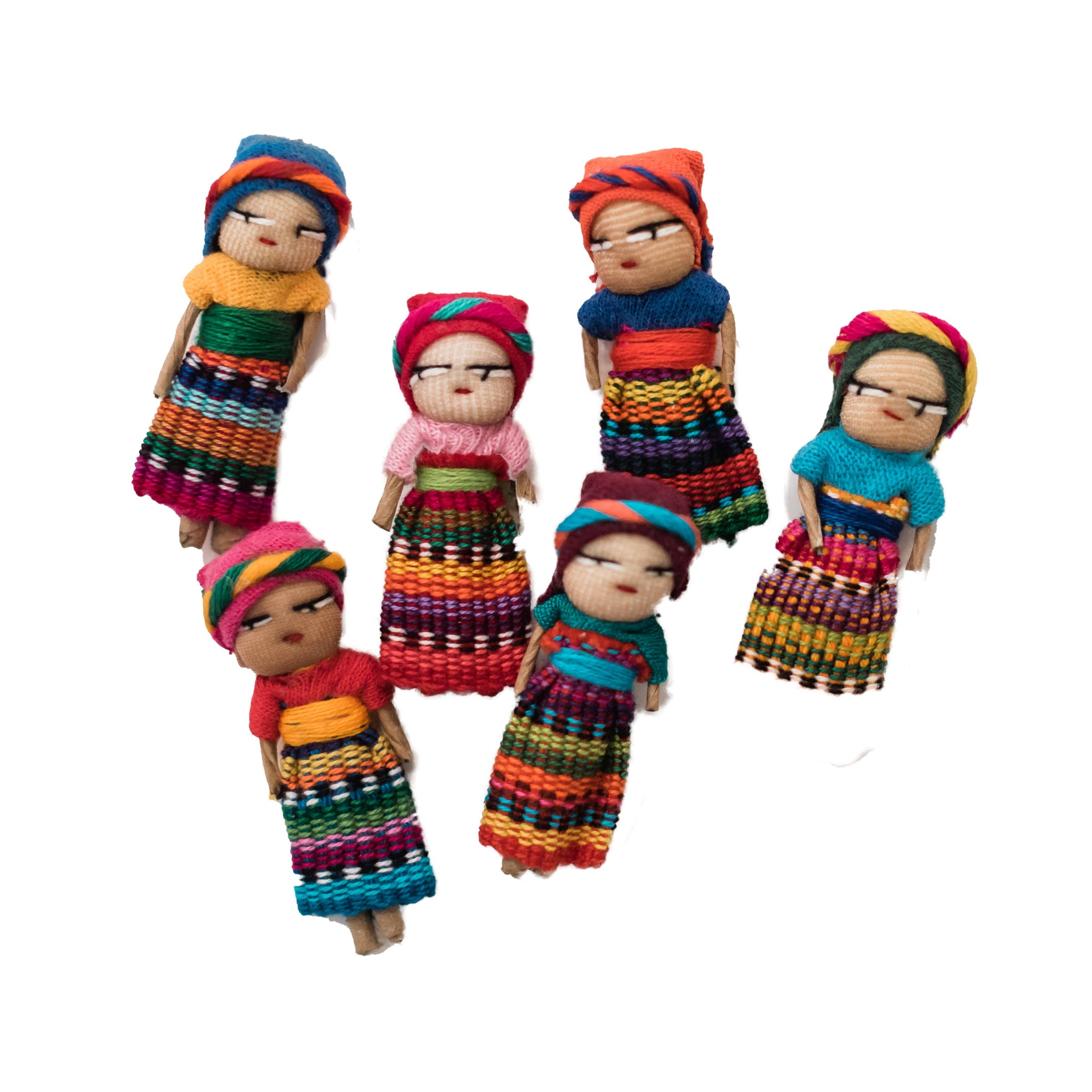 Guatemalan Worry Dolls-Tiny