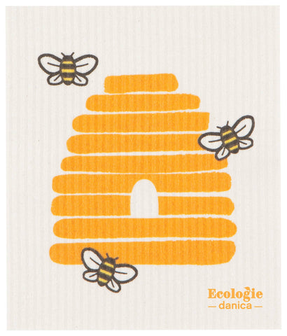 Bees Swedish Dishcloth