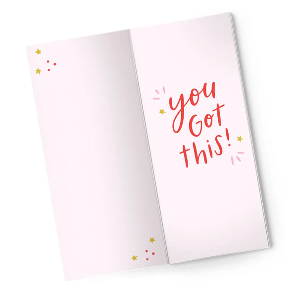 New! YOU GO GIRL Chocolate-Filled Greeting Card