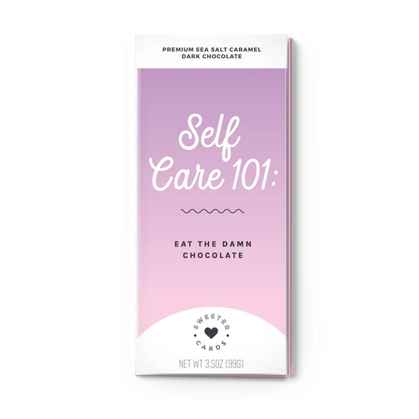 Self Care Chocolate Bar and Greeting Card