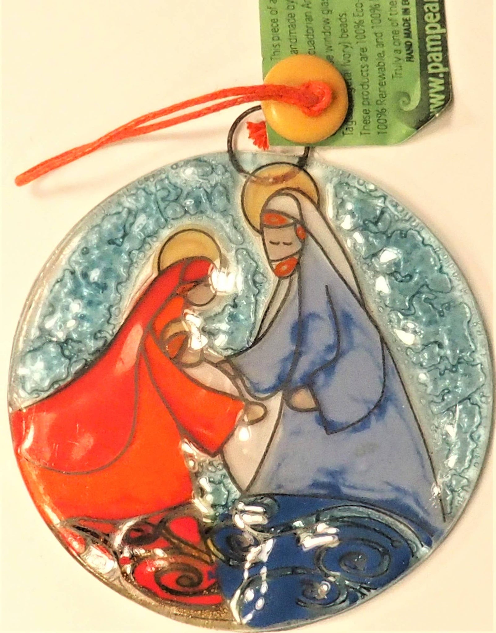 Joseph and Mary Ornament / suncatcher