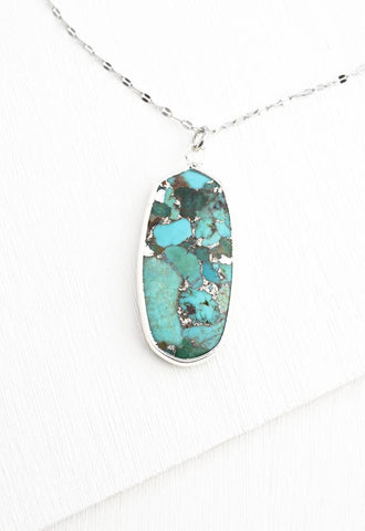 Sea Sparkle Turquoise Necklace