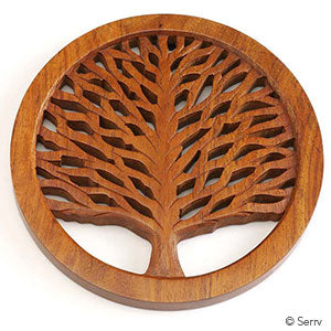 Tree of Life Shesham Trivet