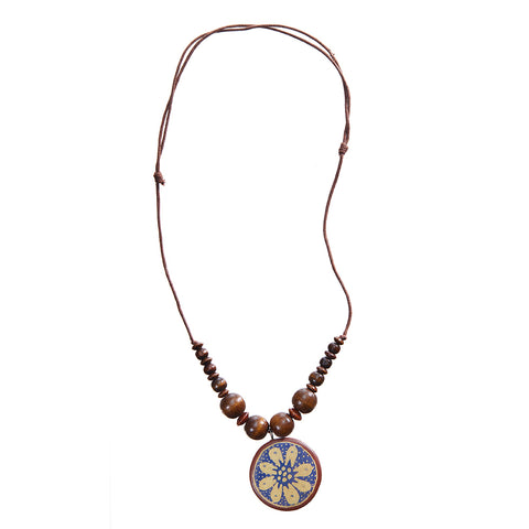 Mikara Batik Pendant Necklace