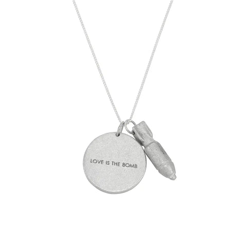 Love Is The Bomb Necklace - Peacebomb Jewelry