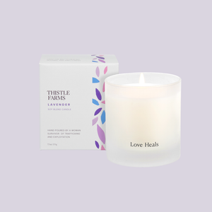 Lavender Soy Candle Love Heals Collection
