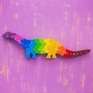 Wooden Puzzle Apatosaurus (w)