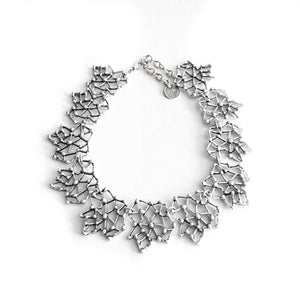 Snowflake Silver Plated Necklace